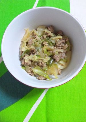 ☆キャベツとひき肉のコクうま豚丼☆-レシピのメイン写真