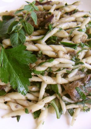オイルサーディンとハーブのパスタ♪-レシピのメイン写真