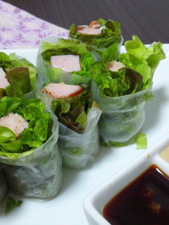 ☆まきまき☆ギフトのハムで生春巻き♪-レシピのメイン写真