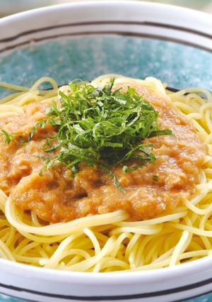 ねり三昧ヘルシー和風パスタ-レシピのメイン写真
