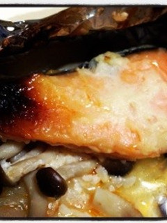 鮭の西京漬けプラス塩麹のホイル焼き-レシピのメイン写真