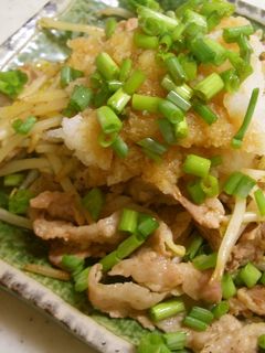 豚もやし炒めのおろしポン酢かけ-レシピのメイン写真