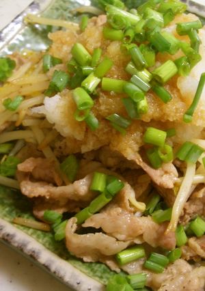 豚もやし炒めのおろしポン酢かけ-レシピのメイン写真