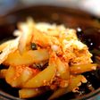 たまごのおかず☆お芋とキムチ