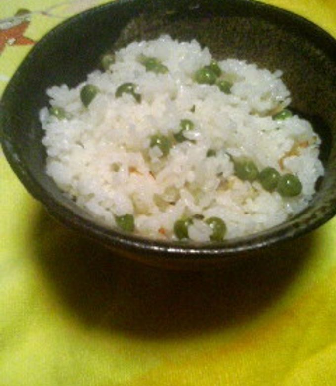 豆ごはん 白だしde簡単！豆ごはん by まんまるまうちゃん 【クックパッド
