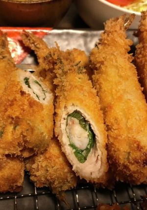 節約！肉巻きエビフライ-レシピのメイン写真