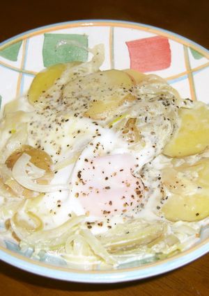 【簡単】豆乳仕立てのじゃがいもエッグ-レシピのメイン写真