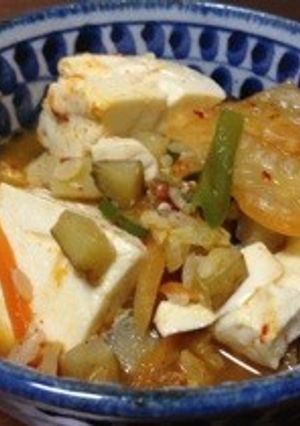 余ったご飯deキムチ雑炊-レシピのメイン写真