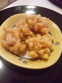 おいし~*ベビーホタテとコーンのかき揚げ-レシピのメイン写真