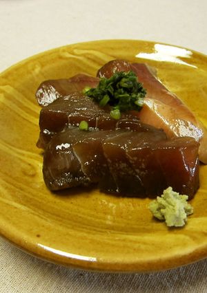 お刺身の醤油漬け-レシピのメイン写真