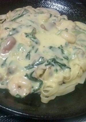 うちの牛乳ﾊﾟｽﾀ～ｶﾙﾎﾞﾅｰﾗ風～-レシピのメイン写真