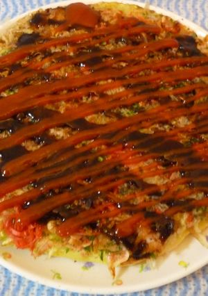 パパのタコ入りお好み焼き（Ⅱ）-レシピのメイン写真