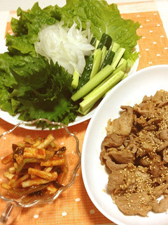 たっぷり野菜で巻き焼肉-レシピのメイン写真