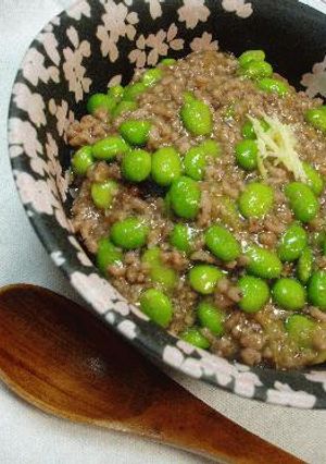 枝豆のそぼろ煮♪-レシピのメイン写真