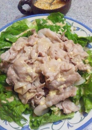ぽんマヨだれの豚しゃぶサラダ-レシピのメイン写真