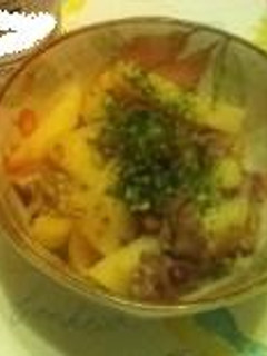 ザーサイとじゃが芋のレンチンつまみ-レシピのメイン写真