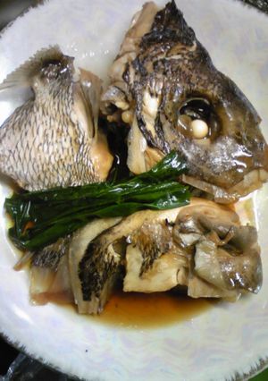 鯛のあら煮-レシピのメイン写真
