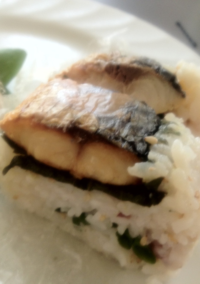 簡単！柚子胡椒風味　焼さば寿司-レシピのメイン写真