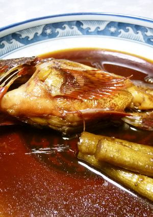 魚（かさご・がしら）の煮付け　♫-レシピのメイン写真