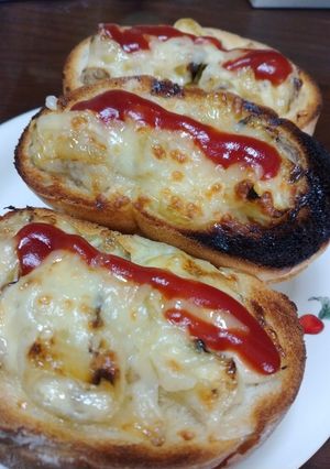 青唐辛子ピザトースト-レシピのメイン写真