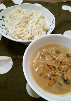 ゴマたっぷり★つけ麺(うどん)-レシピのメイン写真