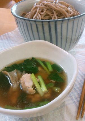 鶏そばつけ麺風☆栄養士ママ-レシピのメイン写真