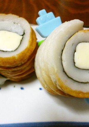 のりとチーズのちくわ巻き♪-レシピのメイン写真