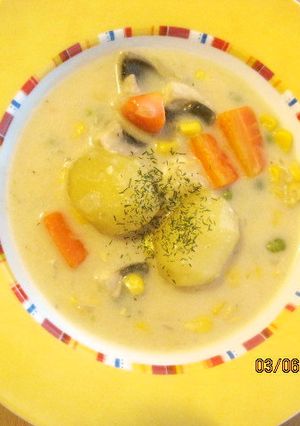 シチューの素なしでクリームシチュー-レシピのメイン写真