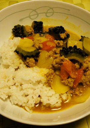 ゴーヤとトマトのさらさらカレー-レシピのメイン写真
