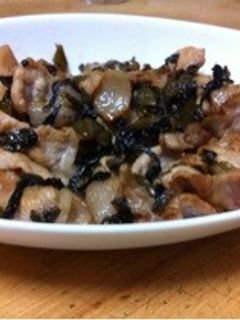 豚肉高菜炒め-レシピのメイン写真