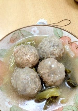 おやじ犬の竹の子入り肉団子♪-レシピのメイン写真