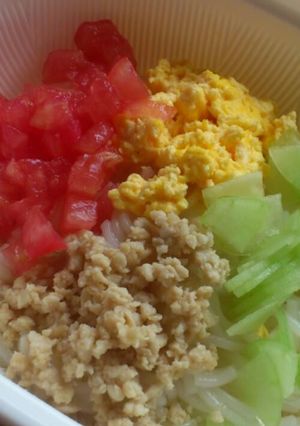 離乳食中期～◎赤ちゃん素麺・冷し中華風-レシピのメイン写真