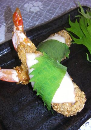 和風✿ごまエビフライのシソチーズ巻き-レシピのメイン写真