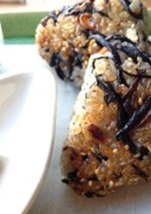 ヒジキの焼きおにぎり-レシピのメイン写真