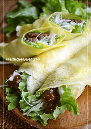 米粉クレープのパラダイス巻き-レシピのメイン写真