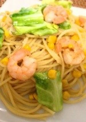 えびとキャベツの塩麹パスタ-レシピのメイン写真