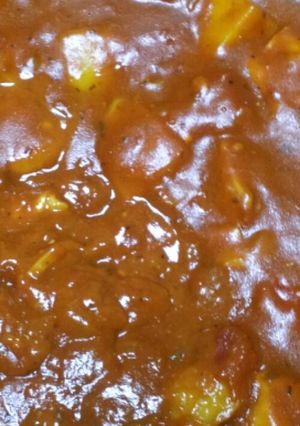 コストコのパスタソースでトマトカレー-レシピのメイン写真