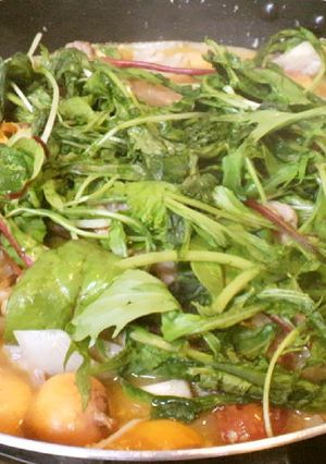 簡単!地鶏の塩麹すき焼き-レシピのメイン写真