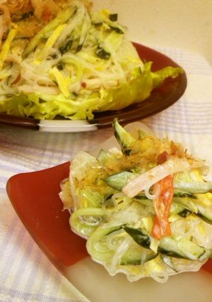 給食レシピ☆大好き春雨サラダ♪-レシピのメイン写真