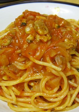 アサリのトマトパスタ-レシピのメイン写真