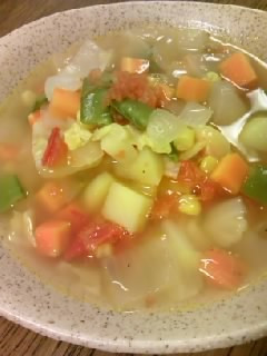 7種類の野菜のスープ-レシピのメイン写真