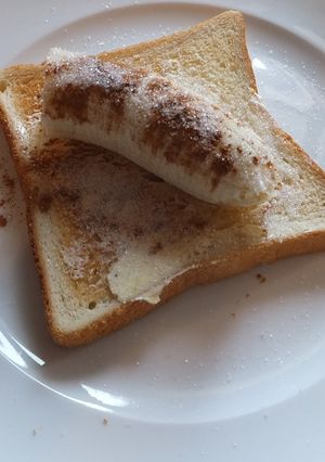 ☆ずぼら料理☆まるごとバナナトースト-レシピのメイン写真