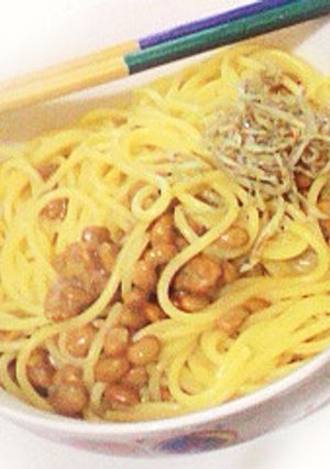 超簡単！10分ぐらいで出来る！納豆スパ-レシピのメイン写真