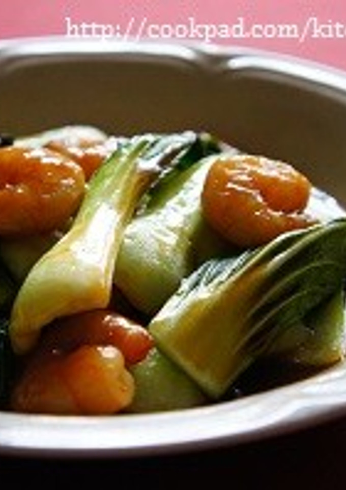 簡単♪エビと青梗菜のオイスター炒め-レシピのメイン写真
