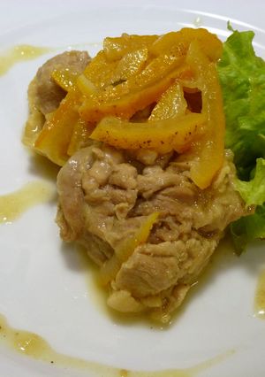 鶏もも肉のマーマレード煮-レシピのメイン写真
