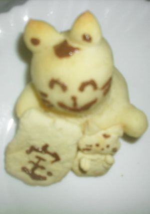 招き猫パン-レシピのメイン写真