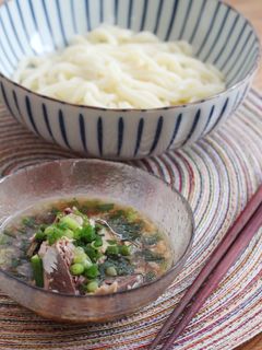 ポン酢入り!サバ缶うどんorそうめん♪-レシピのメイン写真