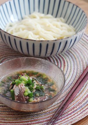 ポン酢入り！サバ缶うどんorそうめん♪-レシピのメイン写真