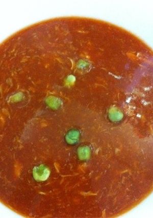 【作ってみた】エビとトマトジューススープ-レシピのメイン写真