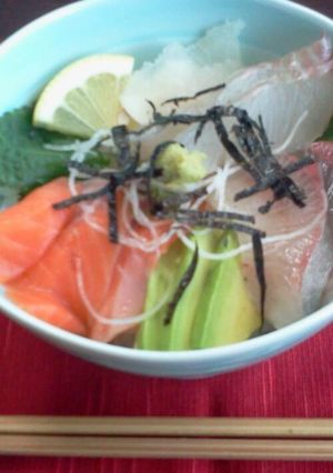 ご飯がすすむ!　パパの海鮮丼～づけ丼～-レシピのメイン写真